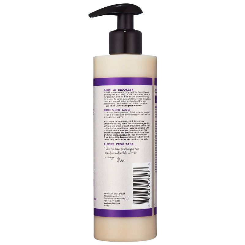 Carol's Daughter Black Vanilla Moisture & Shine Hydrating Hair Conditioner with Shea Butter for Dry Hair, 3 of 7