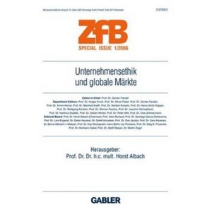 Unternehmensethik Und Globale Märkte - (Zfb Special Issue) by  Horst Albach (Paperback) - 1 of 1