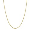 Black Bow Jewelry 2.25mm 10k Yellow Gold D/C Quadruple Rope Chain Necklace - 3 of 4