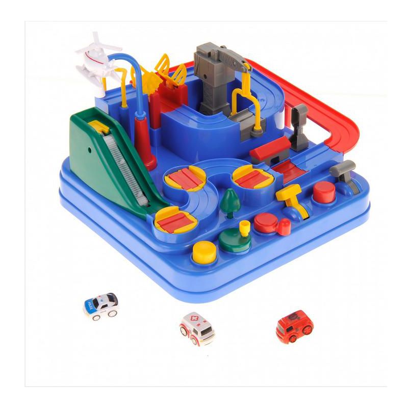 Ready! Set! Play! Link Race Track Vehicle Obstacle Course And Puzzle Playset For Kids, 5 of 6