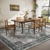 Machine Washable Area Rugs for Living Room Boho Vintage Soft Non-Slip Low Pile Distressed Carpet - 2 of 4