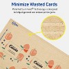 Avery 2-1/2" x 2-1/2" Rounded Corner Cards, Kraft Brown, 90ct - 4 of 4