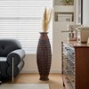 AZL1 Life Concept Decorative Vase Hand Woven Bamboo Artificial Rattan Modern Design for Home Decor Flower Arrangements, Brown, 9.84"*9.84"*40.9" - 4 of 4