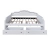 Polibi Velvet Twin/Full Daybed with APP-Controlled Light Strip and 2 Drawers - 2 of 4