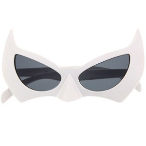 grinderPUNCH Tinted Bat Mask Costume Glasses  Unisex Costume and Cosplay Accessory For All Ages  100% UV Protection (Black) - 1 of 1