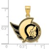 Black Bow Jewelry 14k Yellow Gold Plated Sterling Silver Ottawa Senators NHL Large Pendant - 2 of 3