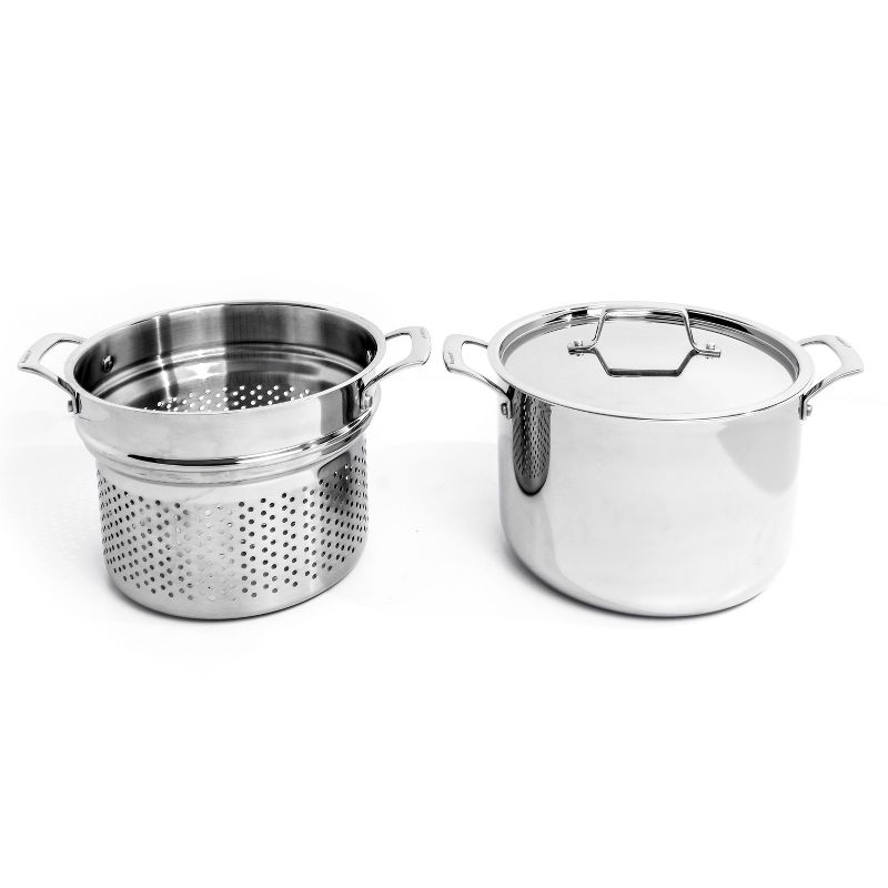 BergHOFF Professional 3Pc 18/10 Stainless Steel Tri-Ply Pasta Steamer Set, 2 of 13