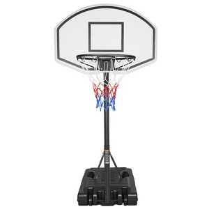 APRILSOUL Poolside Basketball Hoop 35ft 36 Backboard Orange Indoor Outdoor - 1 of 4