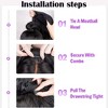 Jessie's Wig 22" 3 In 1 Half Wig Kinky Straight Glueless Wigs Wear & Go Seamless Clip In Wigs - 2 of 4