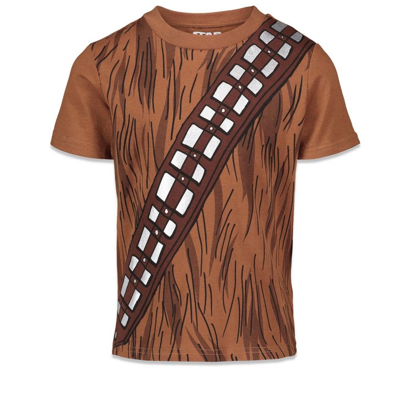 Star Wars Chewbacca Darth Vader Stormtrooper Yoda Little Boys 4 Pack Graphic T-Shirt , 5 of 6