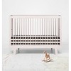 Bacati - Chocolate Wide Stripes 100 percent Cotton Universal Baby US Standard Crib or Toddler Bed Fitted Sheet - image 4 of 4