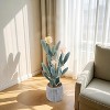 36 Inch Artificial Cactus, Tall Fake Big Cactus Potted Faux Cacti Plants in Pot Lifelike Potted for Balcony Living Room - 4 of 4