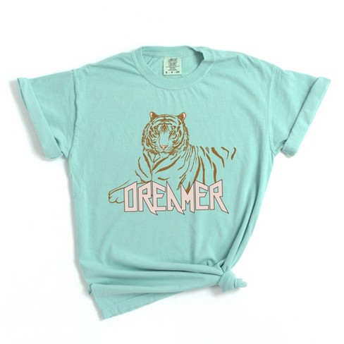 Womens Tiger Shirts Cute T-Shirt Short Sleeve Tops Summer Crewneck Graphic  Tee at  Women’s Clothing store