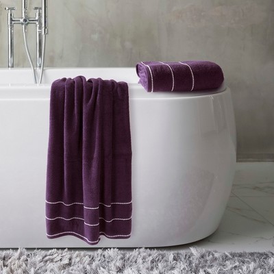 Dark Purple Bath Towels Target