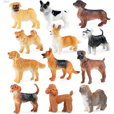 15-Piece Realistic Farm Animal Figurine Set, Mini Barn Playset & Cake Topper for Easter Egg Filler & Theme Parties