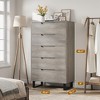 5 Dresser for Bedroom, 45" Tall Dresser, Freestanding Vertical Drawer Cabinet with Storage - 2 of 4