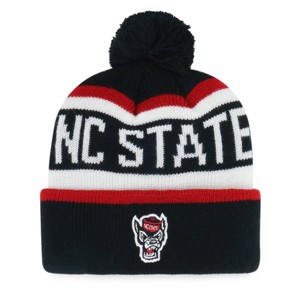 NCAA NC State Wolfpack Pom Knit Beanie: Sports Team Logo, Adult One Size - 1 of 2