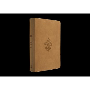 ESV Student Study Bible (Trutone, Nubuck Caramel, Wildflower Design) - (Leather Bound) - 1 of 1