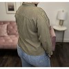 Women's Made Your Choice Collared Button Up Long Sleeve Top - Hayden LA - 2 of 4