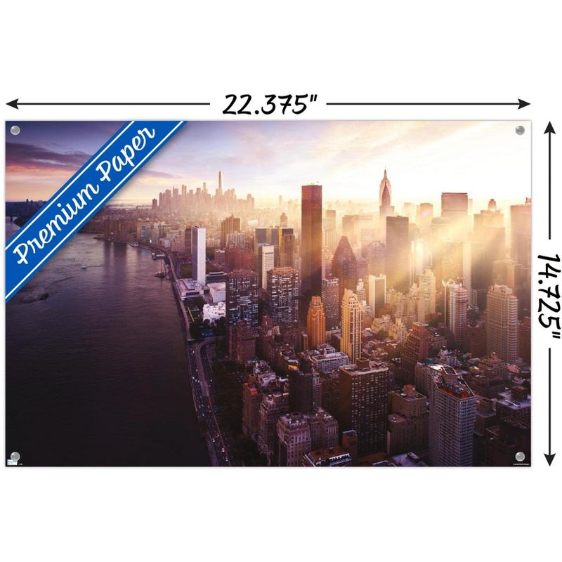 Trends International Cityscapes - New York City, New York Skyline at Dusk Unframed Wall Poster Prints, 3 of 7