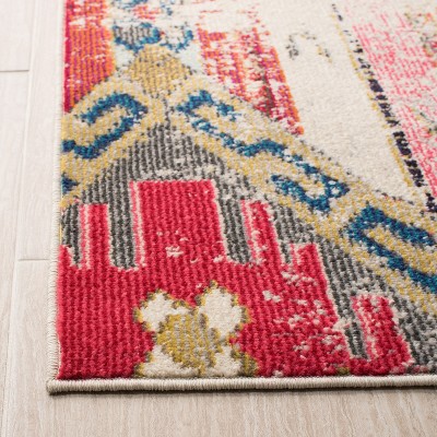 Metro-Mod Chic Gray Synthetic 2' x 4' Hand-Knotted Area Rug