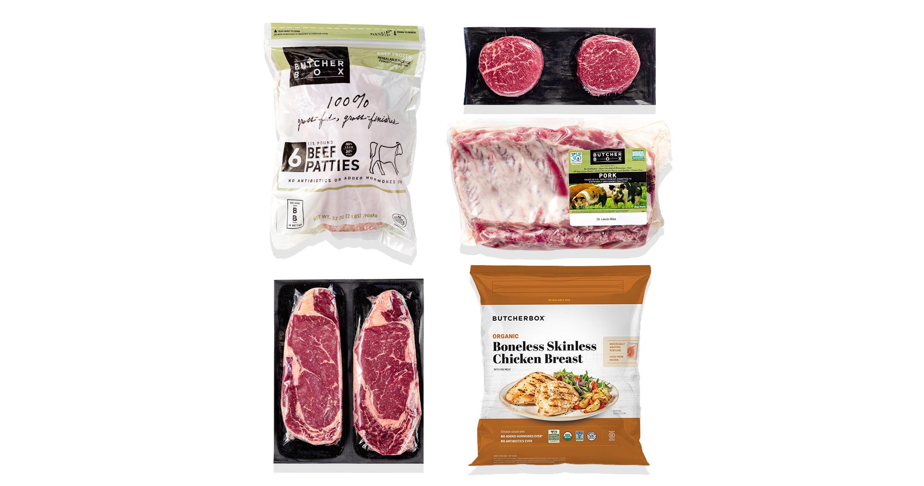 ButcherBox - Grill it or Skillet Beef, Chicken, and Pork Box- Frozen - 9.29 lbs