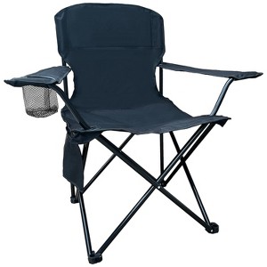 Bestier Camping Chair: 225lbs Steel Frame | 3-Second Fold |Black - 1 of 4