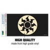 Magic The Gathering White Mana Symbol Automotive Bumper Sticker - 3 of 4