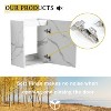Vynxaria 16'' Floating Wall-Mounted Bathroom Vanity with Ceramic Sink & Soft-Close Cabinet Door, For Small Bathroom - 3 of 4