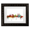 Trademark Fine Art Michael Tompsett Denver Colorado Skyline Matted Framed Art - 2 of 4