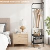 Clothing Rack Standing Coat Stand Clothing Hanger Stand Scandinavian Style Garment Rack for Living Bedroom 42 x 42 x 190 CM - 2 of 4