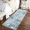Washable Area Rug Modern Abstract Non Slip Rugs Foldable Low Pile Contemporary Indoor Carpet for Bedroom Office Kids Room Guest Room Study Room - 4 of 4