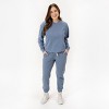 Simply Sage Market Hello Winter Circle Lightweight Garment Dyed Sweatpants Set - 2 of 4