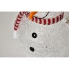 Whizmax 2Ft Christmas Snowman Decorations with Rotation Led Light, Pre-Lit Outdoor Snowman Wear Hat Scarf,Xmas Decor for Home Holiday Party - 4 of 4
