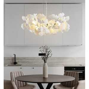 Wonder Meadow - 40-inch 8-light Ginkgo Chandelier - 1 of 4