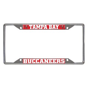 NFL Tampa Bay Buccaneers Stainless Steel License Plate Frame - 1 of 3