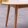 Kumasinova Solid Oak Wood Bench, Half-Round Design Entryway Bench, End of Bed Bench, Versatile Bed Bench for Dining Room & Bedroom - 4 of 4