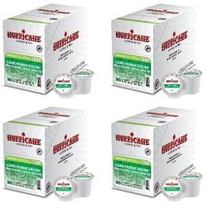 Hurricane Cape Verde Decaf Medium Roast Coffee, Compostable Single Serve Coffee Pods Compatible with Keurig K-Cup Brewers, 20 Count - 1 of 4