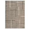 Washable Rug  Modern Interwoven Lines Low Pile Indoor Carpet with Stain Resistant & Non Slip Backing for Living Room Bedroom Kitchen - 3 of 4
