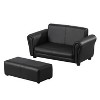 Qaba Kids Sofa Set with Footstool for Toddlers and Babies, Kids Couch for Playroom, Nursery, Living Room, Bedroom Furniture - 4 of 4