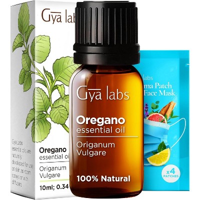 Gya Labs Oregano Essential Oil 0.34 Fl Oz - 100% Pure Natural Fresh & Earthy Scent