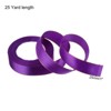Unique Bargains Double Face Wide Satin Ribbon with Gold Edges for Wedding Bouquet - 2 of 4
