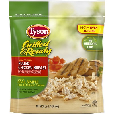 Tyson Grilled & Ready Pulled Chicken - Frozen - 20oz : Target