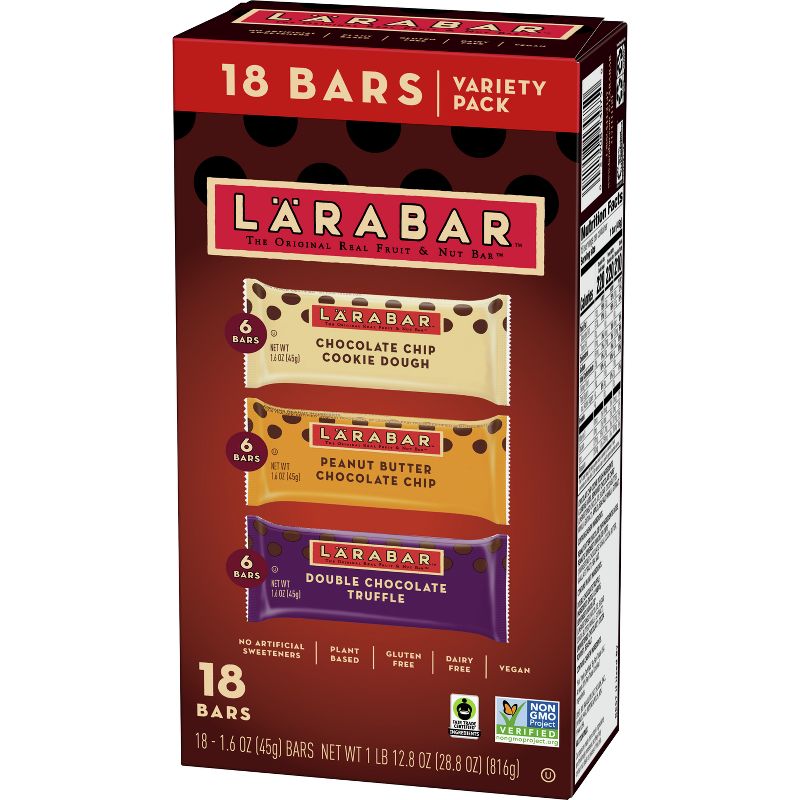 Larabar Chocolate Variety Pack - 28.8oz/18ct, 5 of 10