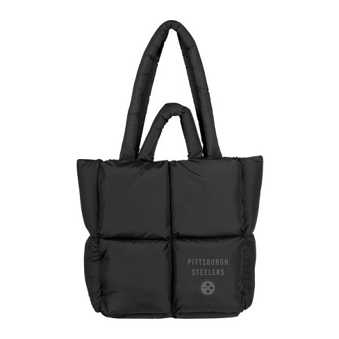 NFL Pittsburgh Steelers Black Puff Tote Bag - image 1 of 1