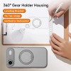 HTUTWOO iPhone 17/Pro/Pro Max/Air Magnetic Case with 360 Rotatable Ring Stand, Compatible with MagSafe Car Phone Mount - 3 of 4