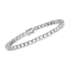 Ross-Simons 15.00-14.00 ct. t.w. White Topaz Tennis Bracelet in Sterling Silver - 1 of 3