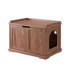 unipaws Designer Cat Litter Box Enclosure - 1 of 4