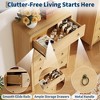 Modern Closet Dressers Chest of Drawers, Wood Storage Dresser Chest of Drawers Clothes Organizer - 4 of 4