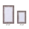 Torrent Collection 2 Piece 100% Soft Cotton Tufted Weave Bath Rug Set, Ombre Pattern, Super Soft & Absorbent, Machine Washable Bathroom Mats - 2 of 4